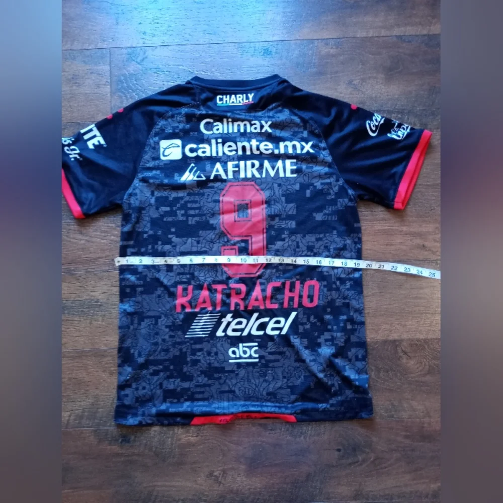 Charly Arco caliente Club Tijuana Katracho number 9 Jersey shirt Size M - Picture 7 of 7